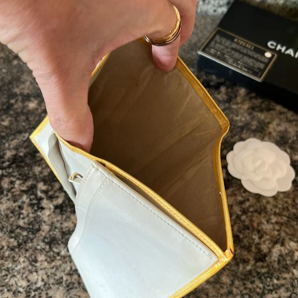 Chanel Vintage Patent Leather Wallet